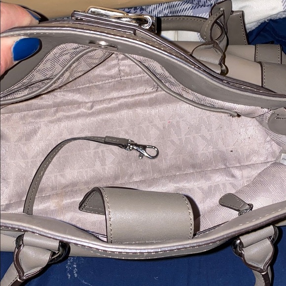 Gray Michael Kors purse - Picture 3 of 4